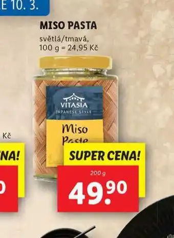 Lidl Miso pasta nabídka