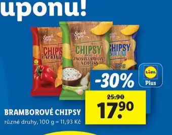 Lidl Bramborové chipsy nabídka