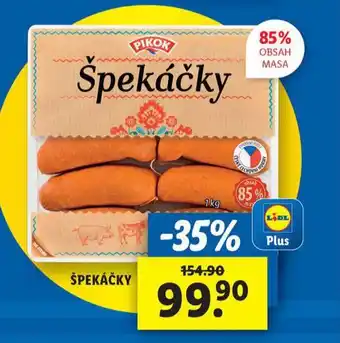 Lidl Špekáčky nabídka