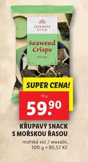 Lidl Křupavý snack s mořskou řasou nabídka