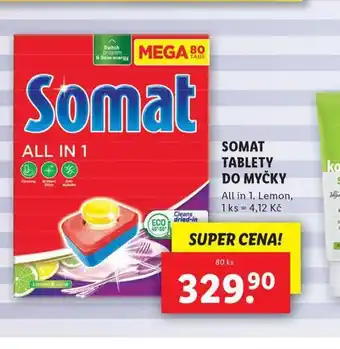 Lidl Somat tablety do myčky nabídka