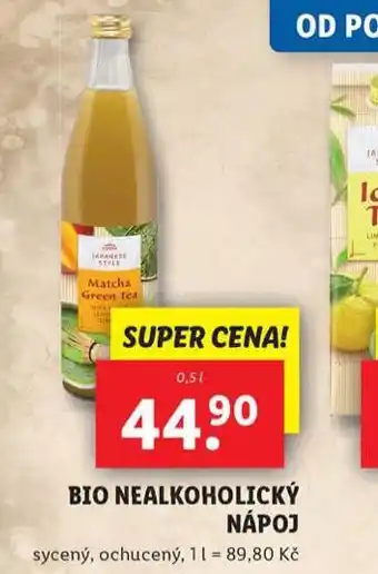 Bio nealkoholický nápoj