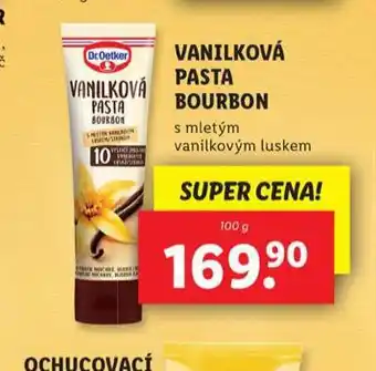 Lidl Vanilková pasta bourbon nabídka