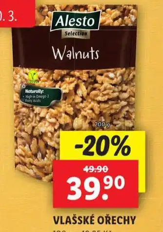 Lidl Vlašské ořechy nabídka