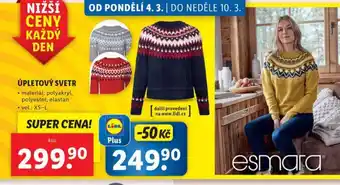 Lidl Úpletový svetr nabídka