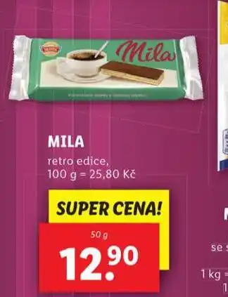 Lidl Mila nabídka