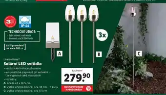 Lidl Solární led svítidlo nabídka