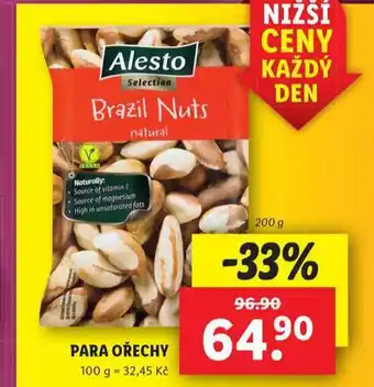 Lidl Para ořechy nabídka