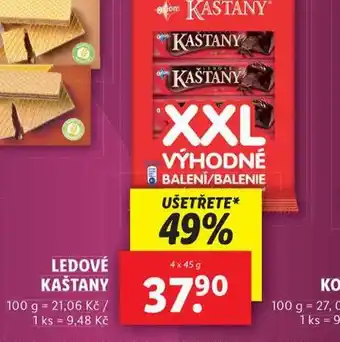 Lidl Ledové kaštany nabídka
