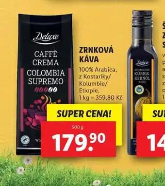 Lidl Zrnková káva nabídka