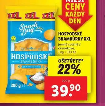 Lidl Hospodské brambůrky xxl nabídka
