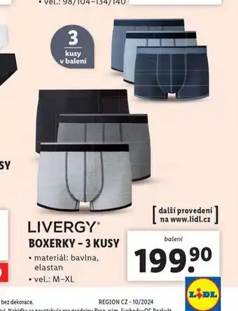 Lidl Boxerky nabídka