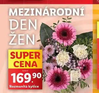 Lidl Rozmanitá kytice nabídka