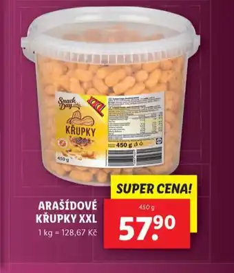 Lidl Arašídové křupky xxl nabídka