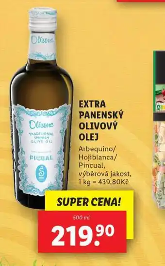 Lidl Extra panenský olivový olej nabídka