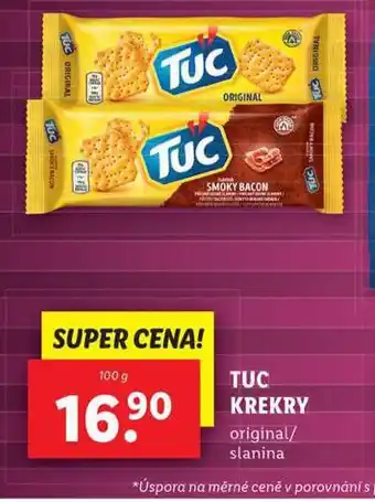 Lidl Tuc krekry nabídka