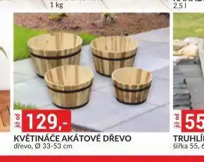 Květináče akátové dřevo
