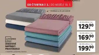 Lidl Napínací prostěradlo 140-160 x 200 cm nabídka
