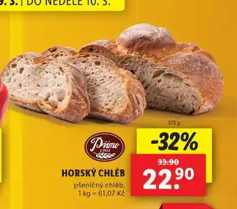 Lidl Horský chléb nabídka