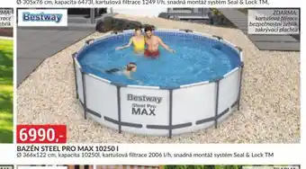 Baumax Bazén steel pro max 10250 l nabídka