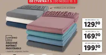 Lidl Napínací prostěradlo 180-200 x 200 cm nabídka