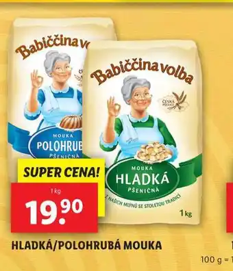 Lidl Hladká / polohrubá mouka nabídka