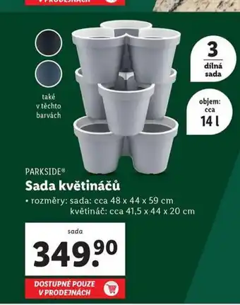 Lidl Sada květináčů nabídka