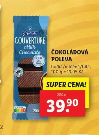 Lidl Čokoládová poleva nabídka