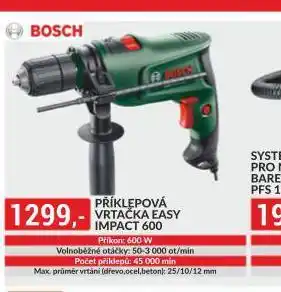 Baumax Bosch příklepová vrtačka nabídka