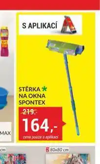 Stěrka na okna spontex