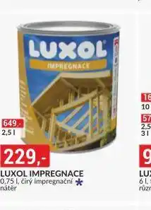 Baumax Luxol impregnace nabídka