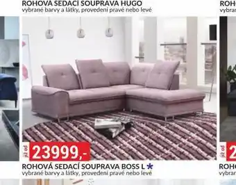 Baumax Rohová sedací souprava boss l nabídka
