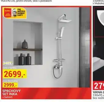 Baumax Sprchový set inka nabídka