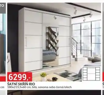 Šatní skříň rio