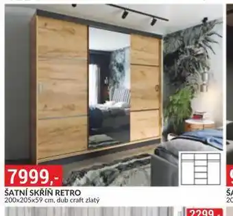 Baumax Šatní skříň retro nabídka