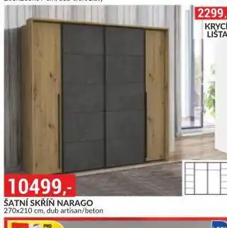 Baumax Šatní skříň narago nabídka