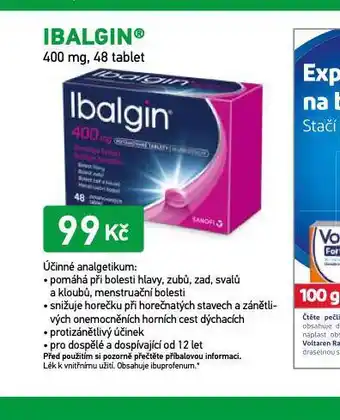 Alphega Lékárna Ibalgin nabídka