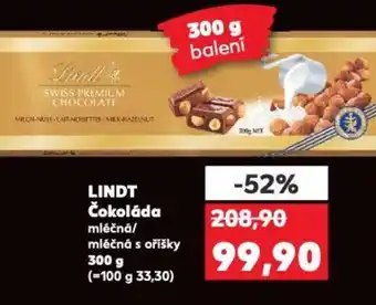 Kaufland LINDT Čokoláda nabídka