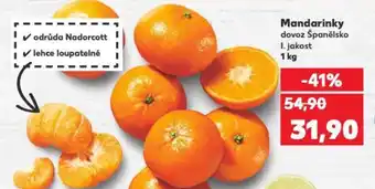 Kaufland Mandarinky nabídka