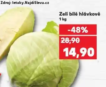 Kaufland Zelí bílé hlávkové nabídka