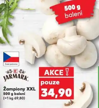 Kaufland Žampiony XXL nabídka