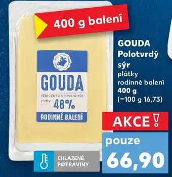 Kaufland GOUDA Polotvrdý sýr nabídka