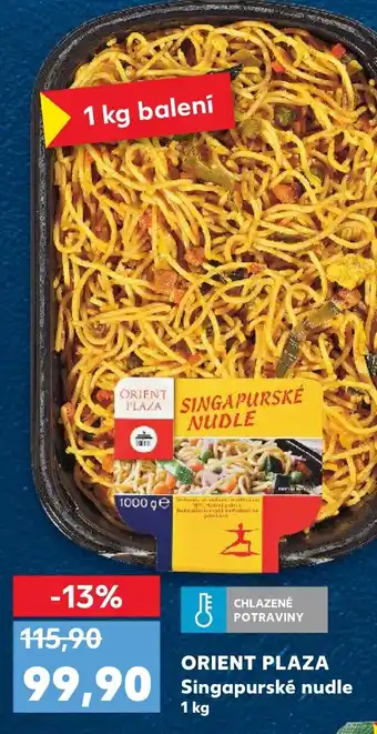 Kaufland ORIENT PLAZA Singapurské nudle nabídka