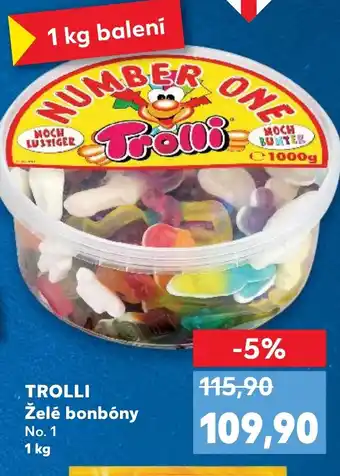 Kaufland TROLLI Želé bonbóny nabídka
