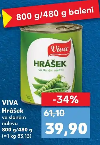 Kaufland VIVA Hrášek nabídka