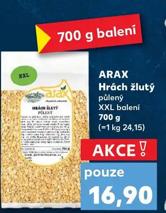 Kaufland ARAX Hrách žlutý nabídka