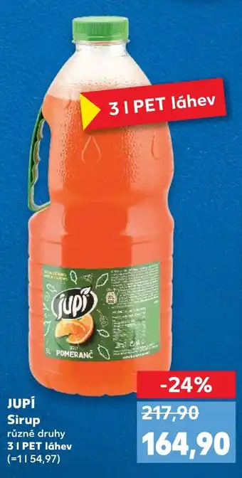 Kaufland JUPÍ Sirup nabídka