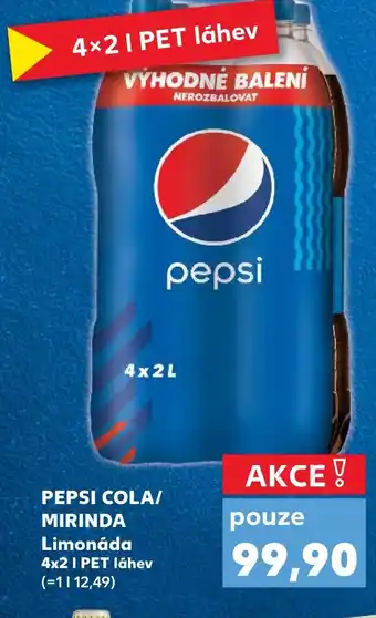 Kaufland PEPSI COLA/ MIRINDA Limonáda nabídka