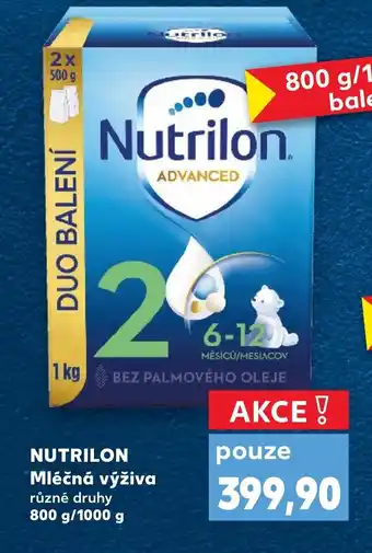 Kaufland NUTRILON Mléčná výživa nabídka