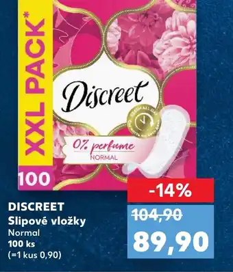 Kaufland DISCREET Slipové vložky nabídka